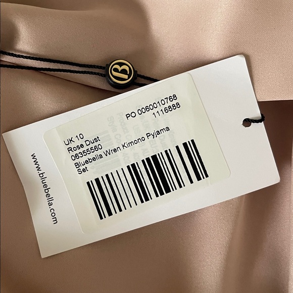 Bluebella Rose Dust Wren Kimono Pajama Size US 6 - Picture 13 of 14